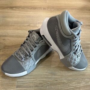Gray Quilted Sneakers